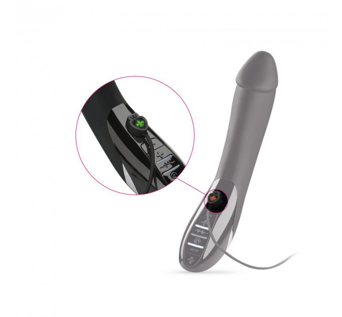 Вібратор з електростимуляцією Mystim Tickling Truman eStim Black, міостимулятор