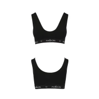 Спортивний топ з широкою гумкою Passion PS004 TOP S, black — Просмотреть изображение 5