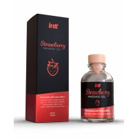 Масажний гель для інтимних зон Intt Strawberry (30 мл) — Переглянути зображення 1
