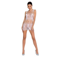 Бодистокинг мини-платье с бабочками Passion BS090 One Size white