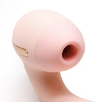 Вакуумний вібратор KISTOY Tina Mini Light Pink, вагінально-кліторальний — Переглянути зображення 8