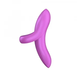 Вібратор на палець Satisfyer Bold Lover Dark Pink, гнучкий