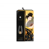 Вібратор для клітора Shunga Aiko Black, гнучкі кінчики — Просмотреть изображение 6