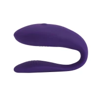 Недорогий вібратор для пар We-Vibe Unite Purple, однокнопковий пульт ДК — Переглянути зображення 3
