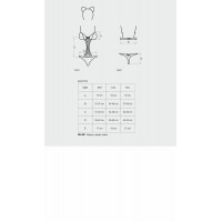 Эротический костюм гепарда Obsessive Gepardina 3 pcs costume S/M, черный, меховая отделка, монокини, — Просмотреть изображение 7