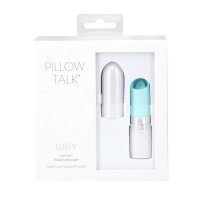 Вибратор Pillow Talk Lusty Luxurious Flickering Massager - Teal — Просмотреть изображение 7