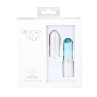 Вібратор Pillow Talk Lusty Luxurious Flickering Massager - Teal — Просмотреть изображение 7