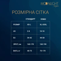 Еротична сукня Moonlight Model 13 XS-L Black, довгий рукав — Переглянути зображення 4