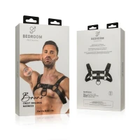 Портупея на плечі Bedroom Fantasies: Bruno Bondage Harness, чорна — Переглянути зображення 6