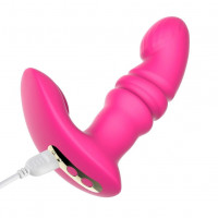 Смарт вибратор-пульсатор Fun Town Jive Pink, имитация фрикций — Просмотреть изображение 4