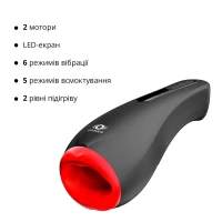 Мастурбатор Otouch AIRTURN 2, 6 режимів вібрації, 5 режимів всмоктування, 2 рівні підігріву — Переглянути зображення 3