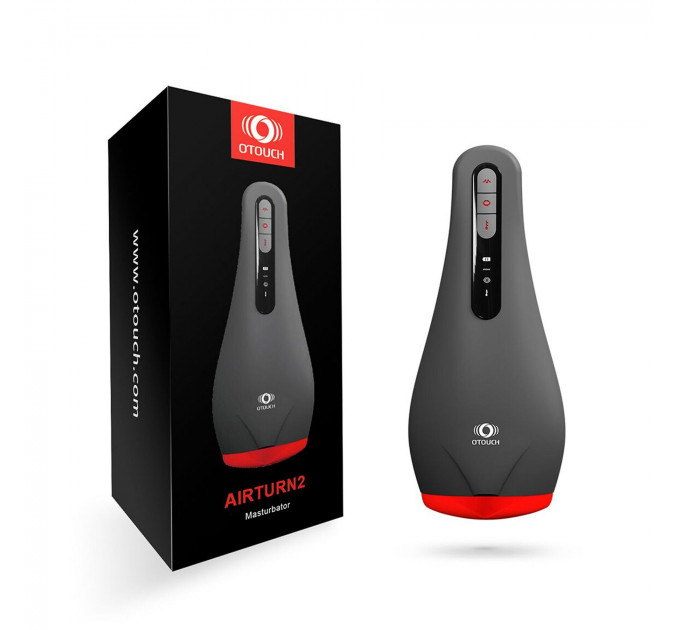 Мастурбатор Otouch AIRTURN 2, 6 режимов вибрации, 5 режимов всасывания, 2 уровня подогрева