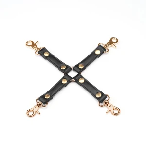 Хрестовина Liebe Seele Black Organosilicon Hogtie, екошкіра