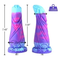 Фалоімітатор для секс-машин Hismith 7.48″ Silicone Dildo HSA139 Monster Series, система KlicLok — Просмотреть изображение 2