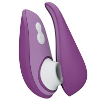Вакуумний кліторальний стимулятор Womanizer Liberty 2 Purple, 8 режимів, магнітна кришечка — Переглянути зображення 1