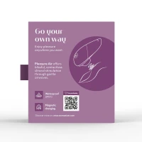 Вакуумний кліторальний стимулятор Womanizer Liberty 2 Purple, 8 режимів, магнітна кришечка — Переглянути зображення 20