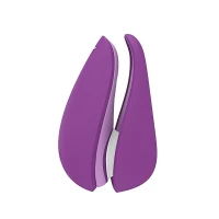 Вакуумний кліторальний стимулятор Womanizer Liberty 2 Purple, 8 режимів, магнітна кришечка — Переглянути зображення 6