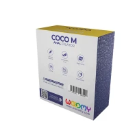 Анальний розширювач Wooomy Coco M, чорний, силіконовий, роздвоєний — Просмотреть изображение 4