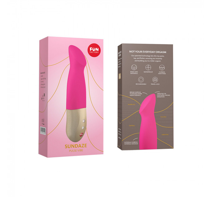 Вібратор-пульсатор Fun Factory SUNDAZE fuchsia pink
