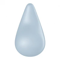 Вібратор для зовнішньої стимуляції Satisfyer Dew Drop Blue, 2 мотори, 12 режимів, м’який корпус — Переглянути зображення 4