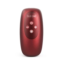Мастурбатор з вібрацією Manwan SUB.ONE Velvet Red — Просмотреть изображение 4