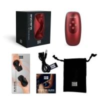 Мастурбатор з вібрацією Manwan SUB.ONE Velvet Red — Просмотреть изображение 10