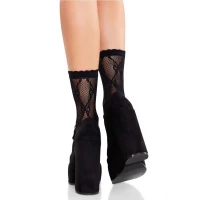Шкарпетки Leg Avenue Bow Net Anklets — Переглянути зображення 4
