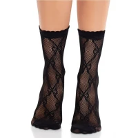 Шкарпетки Leg Avenue Bow Net Anklets — Переглянути зображення 6