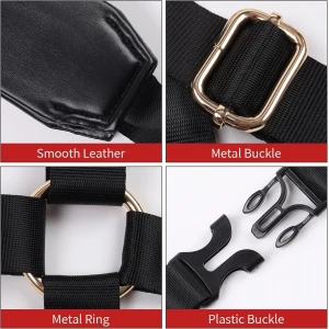 БДСМ-набір LOCKINK YEAHWOW Black Doggy Style Saddle set