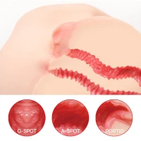 Мастурбатор Kokos 004 Vailla ONAHOLE Real Vagina 2WayPlus з вібрацією та масажем — Переглянути зображення 18