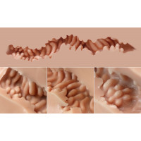 Мастурбатор-попа Naked Factory HANNAH, вагина + анус, очень реалистичный, сквозной — Просмотреть изображение 6