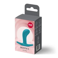 Анальна пробка Fun Factory BOOTIE S Aquamarine, діаметр 2,8 см, тонкий обмежувач — Переглянути зображення 4