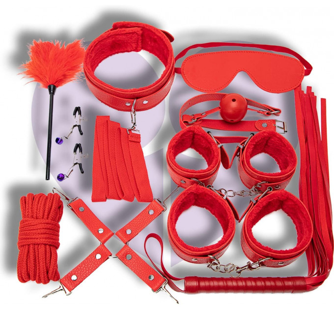 Набір для BDSM JSY KB80608 Red