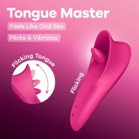 Вібростимулятор для клітора Satisfyer Tongue Master з язичком — Просмотреть изображение 6