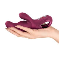 Вібратор-кролик Fun Factory MISS BI Wine Red, 2 незалежні мотори, діаметр 4,2 см — Просмотреть изображение 7