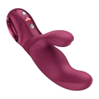 Вібратор-кролик Fun Factory MISS BI Wine Red, 2 незалежні мотори, діаметр 4,2 см — Просмотреть изображение 5
