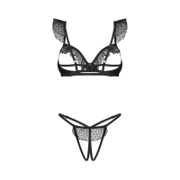 Комплект Obsessive Carrola 2-pcs crotchless set S/M — фото 7