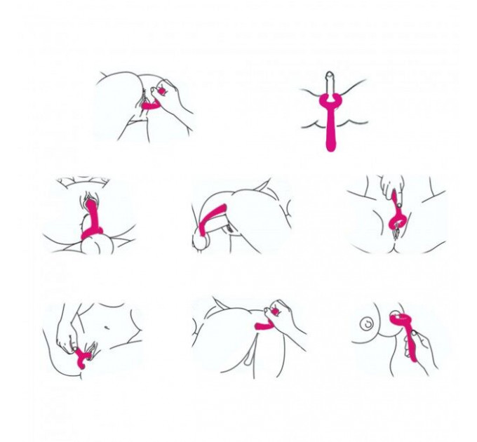 Вібратор для пар Love To Love PLEASE ME - PLUM STAR з трьома моторами, гнучкий