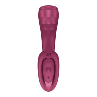 Вагінально-кліторальний вібратор Satisfyer G for Goddess 3 Wine Red (м'яте паковання!!!) — Переглянути зображення 4