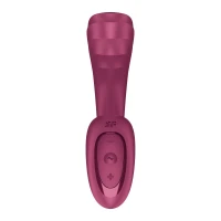 Вагінально-кліторальний вібратор Satisfyer G for Goddess 3 Wine Red (м'яте паковання!!!) — Переглянути зображення 6