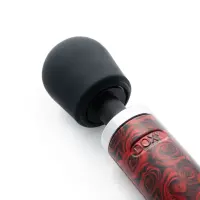 Вібромасажер DOXY Die Cast ROSE PATTERN, дуже потужний, живлення 220В, металевий корпус — Переглянути зображення 3