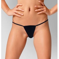 Жіночі трусики  XS-2XL  з силіконовою анальною пробкою Art Sex - Sexy Panties plug size M Black — Переглянути зображення 1