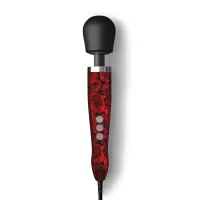 Вібромасажер DOXY Die Cast ROSE PATTERN, дуже потужний, живлення 220В, металевий корпус — Переглянути зображення 2