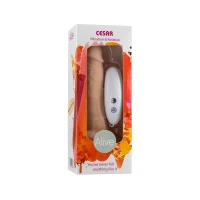 Фалоімітатор з вібрацією і ротацією Alive Cesar Vibro Plus FutureSkyn, діаметр 3,5 см, реалістичний — Переглянути зображення 3