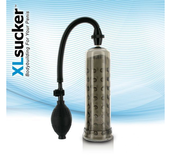 Вакуумна помпа XLsucker Penis Pump Black для члена довжиною до 18см, діаметр до 4 см