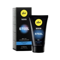 Гель-стимулятор для пеніса pjur MAN Steel Gel 50 мл, з екстрактом паприки та ментолом — Переглянути зображення 4