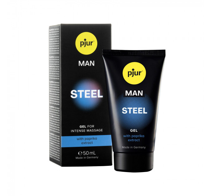 Гель-стимулятор для пеніса pjur MAN Steel Gel 50 мл, з екстрактом паприки та ментолом