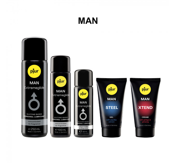 Гель-стимулятор для пеніса pjur MAN Steel Gel 50 мл, з екстрактом паприки та ментолом