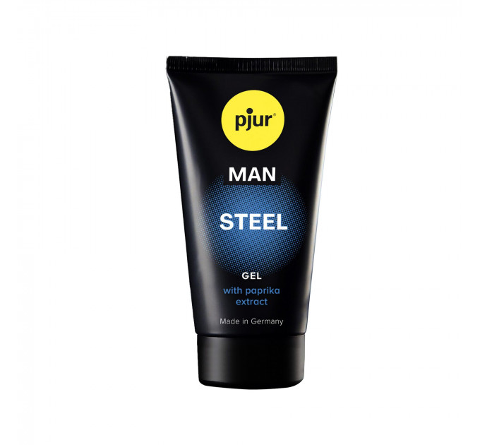 Гель-стимулятор для пеніса pjur MAN Steel Gel 50 мл, з екстрактом паприки та ментолом