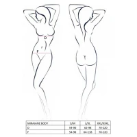 Напівпрозоре боді з вирізами Passion Exclusive Mirajane Body black S/M, black — Переглянути зображення 7